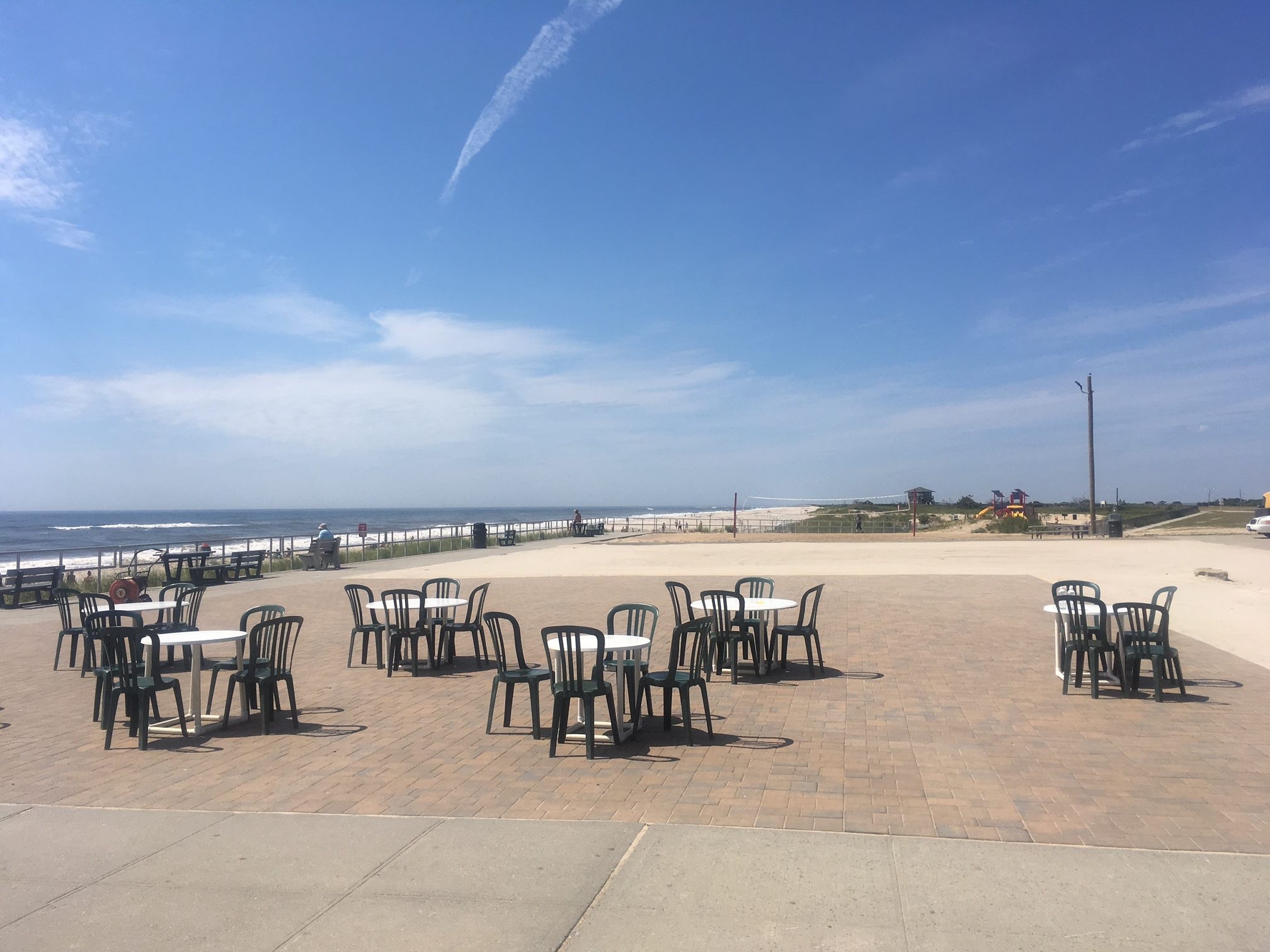 Beach Hut Patio updated Smith Point Lifeguards